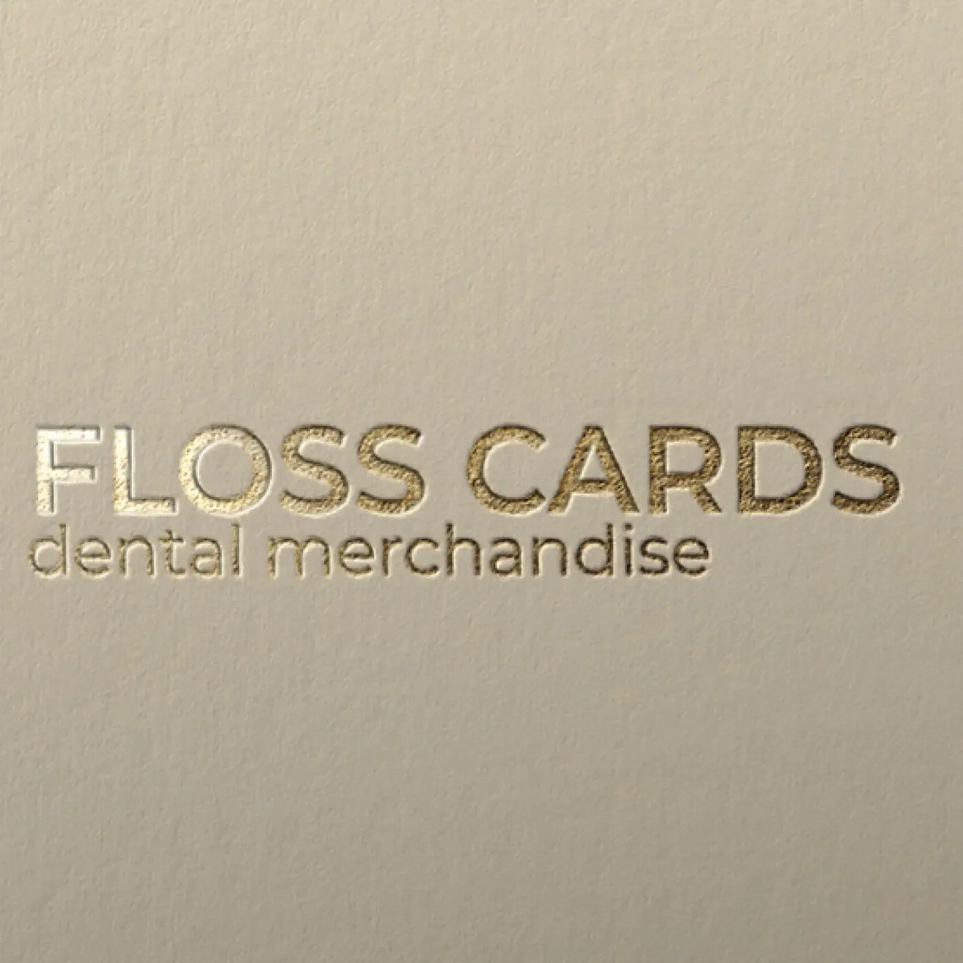 燙金的 Floss Cards 字樣